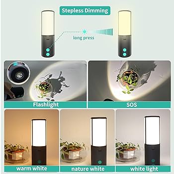 Amazon.com: JINHODY Rechargeable LED Lantern - 8000mAh Solar